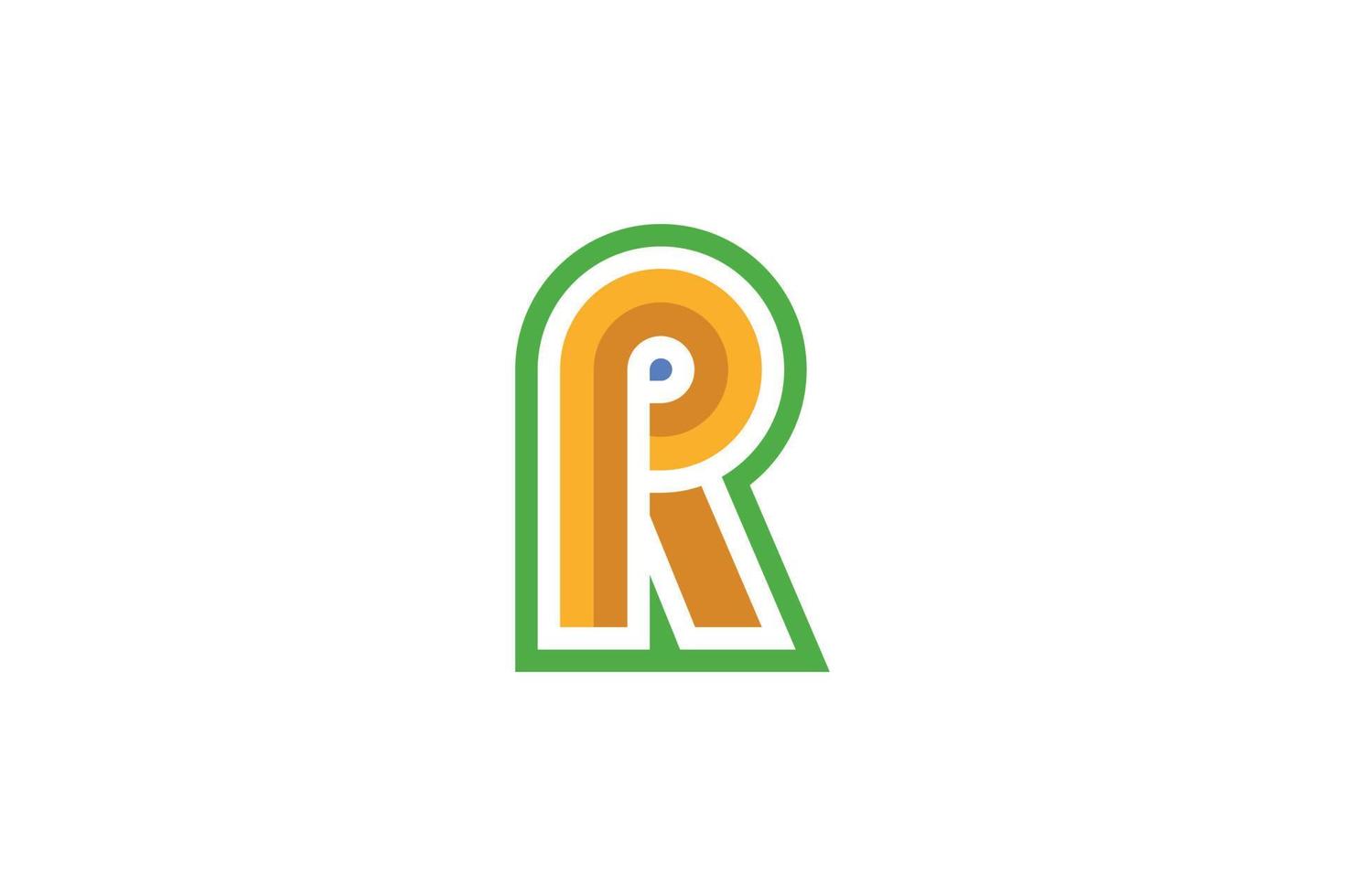 Abstract R Letter Logo vector