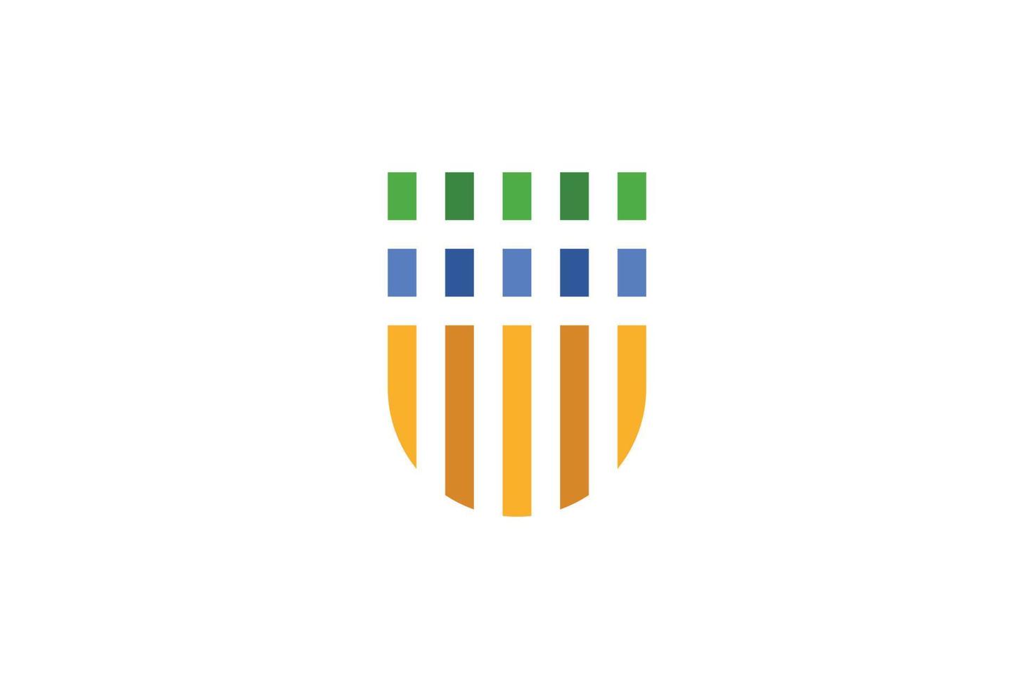 Letter U Abstract Logo vector