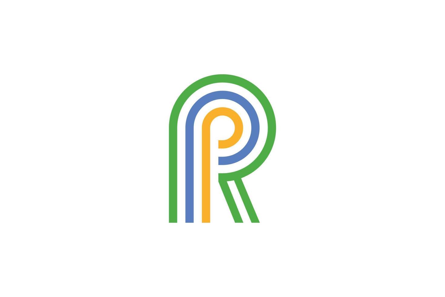 Abstract R Letter Logo vector