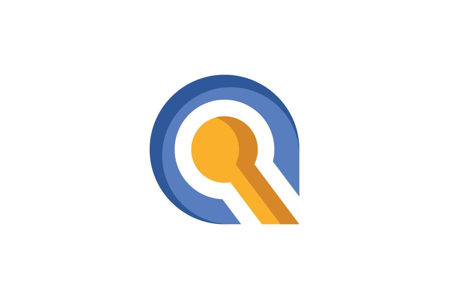 Initial Letter Q Modern vector