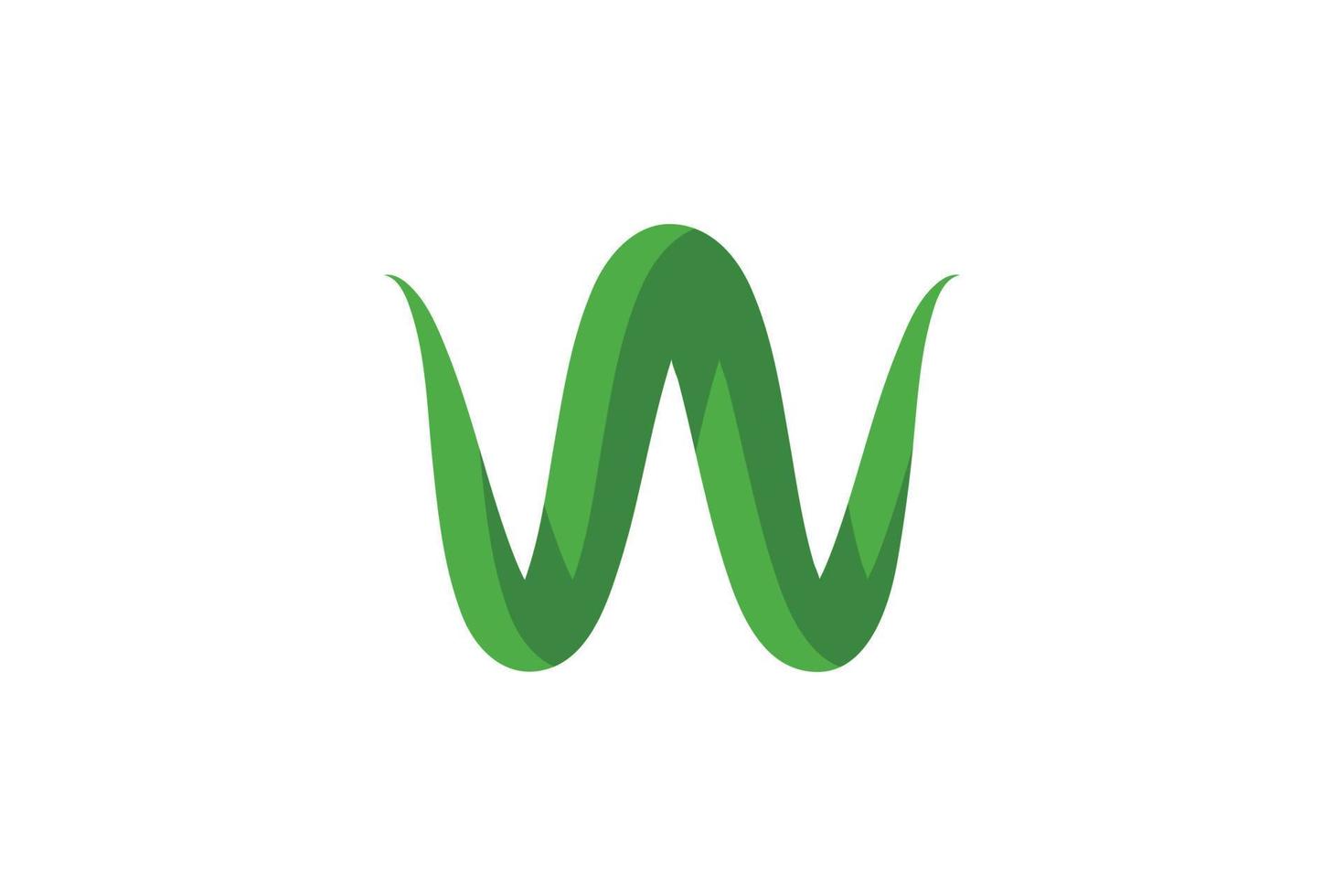 W Letter Logo Template vector