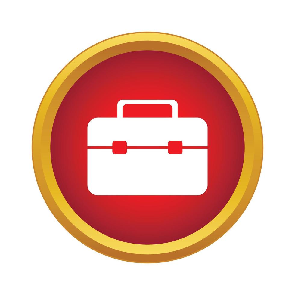 Brief case Icon, simple style vector