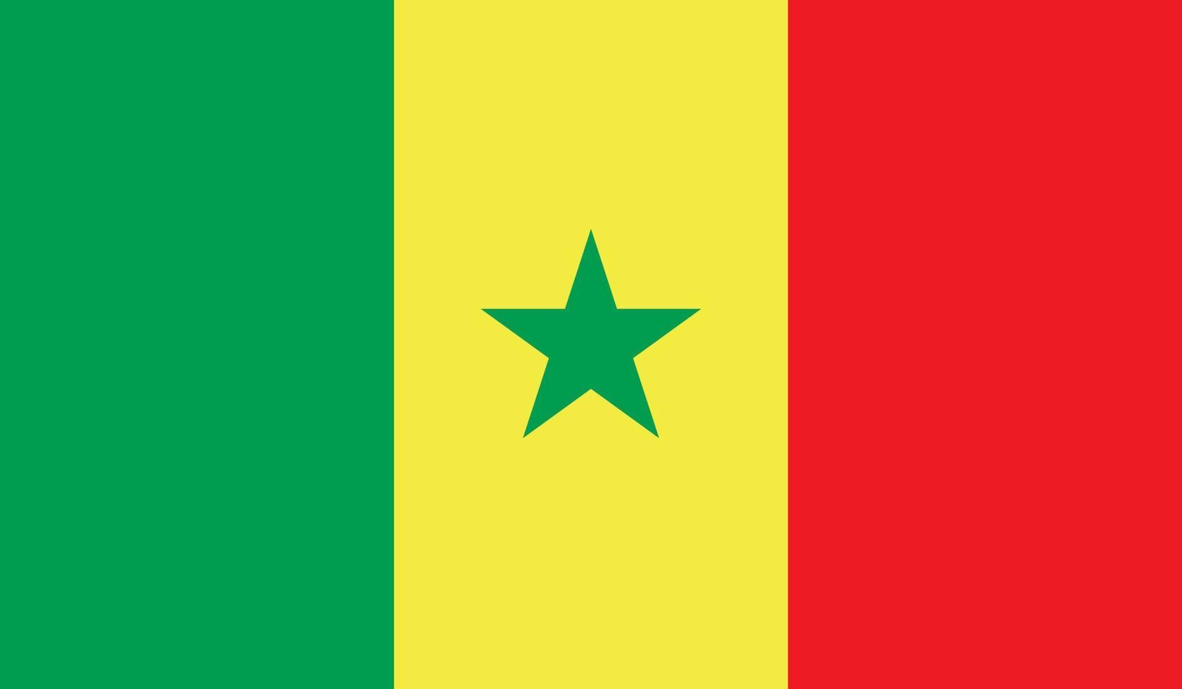 Senegal flag image vector