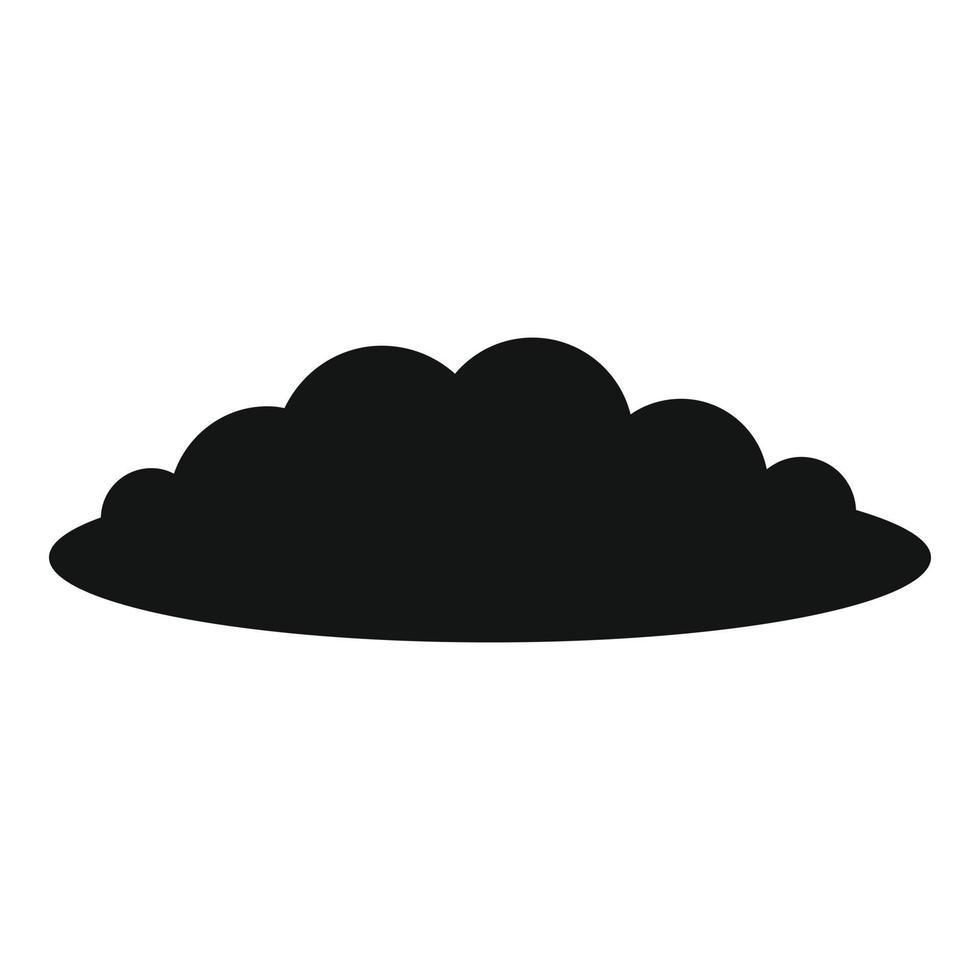 Cloud icon, simple style. vector