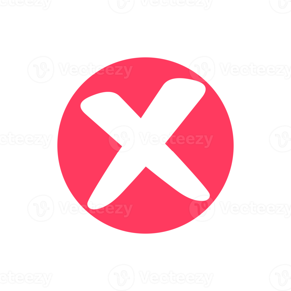red cross icon for things that should not be done or forbidden png