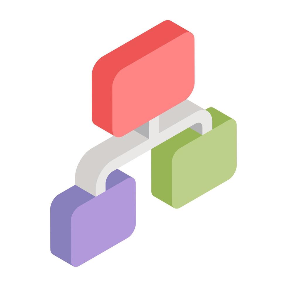 An editable design icon of algorithm vector