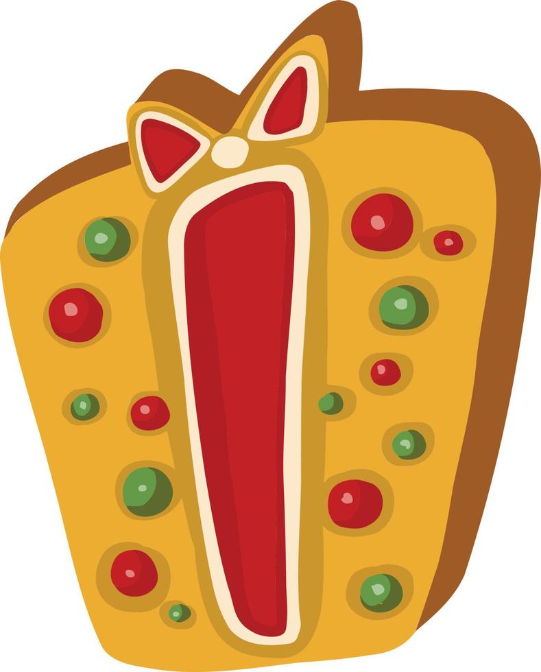 simbolo icono navidad año nuevo cookies bagel vector