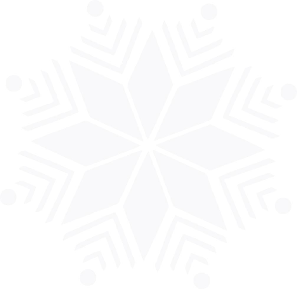 símbolo año nuevo navidad copo de nieve icono vector