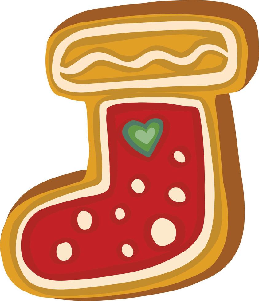 simbolo icono navidad año nuevo cookies bagel vector