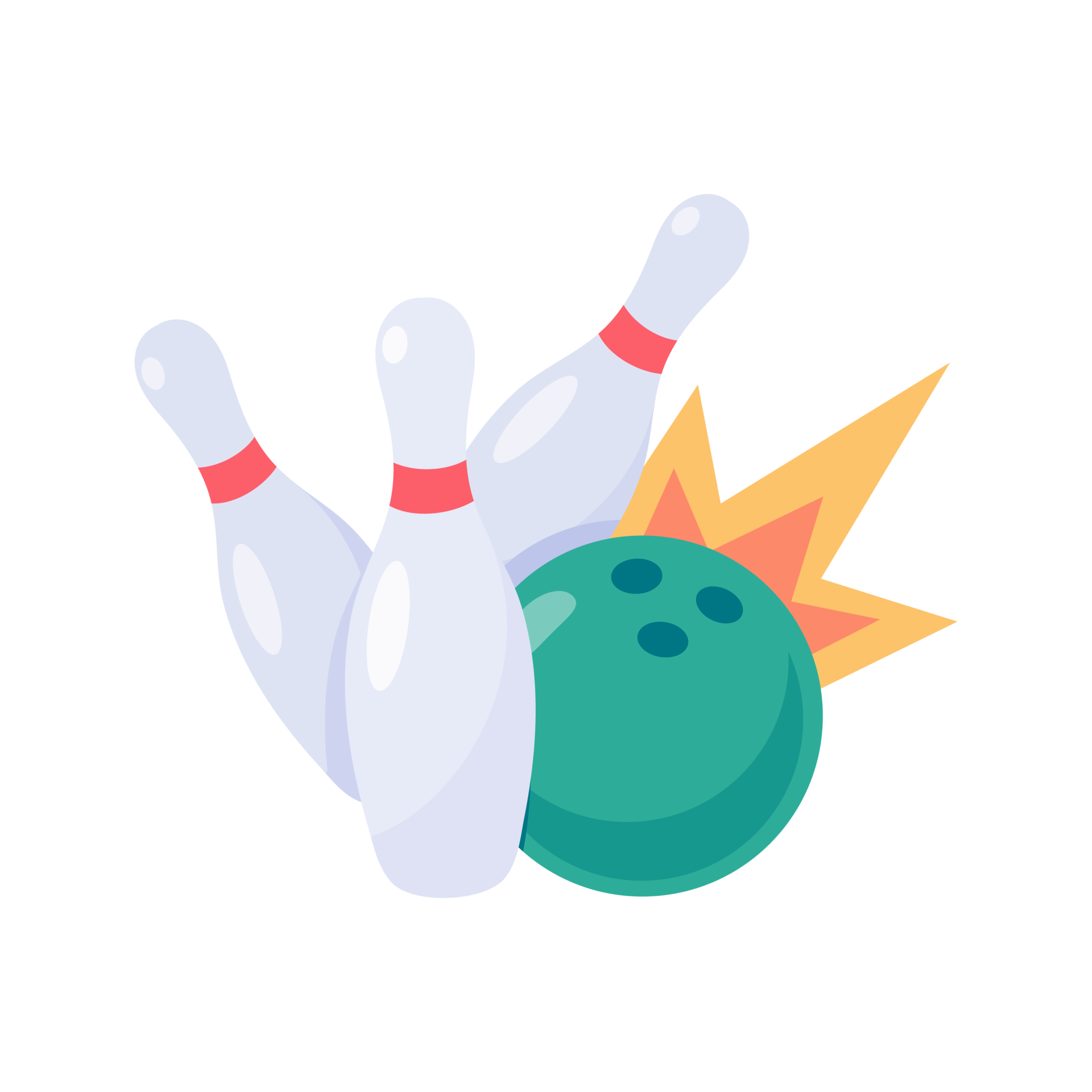 Free A bowling ball that rolls to hit the pin. 14313033 PNG with