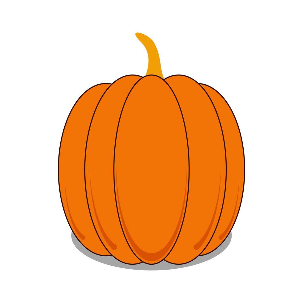 símbolo de icono de calabaza sobre fondo blanco. ilustración vectorial eps 10. vector