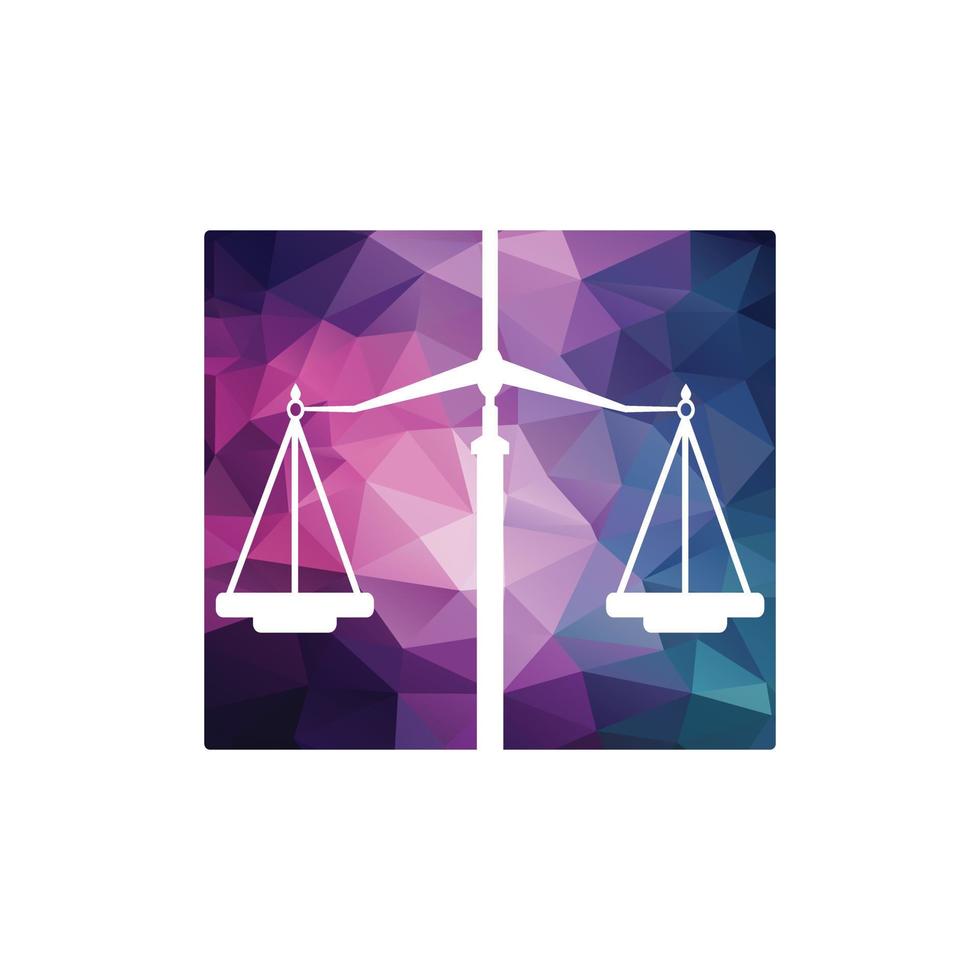 Law Balance And Attorney Monogram Logo Design. Balance logo design related to attorney, law firm or lawyers. vector