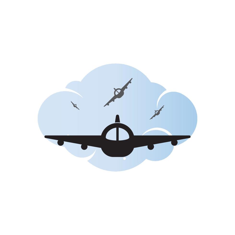 Airplane icon vector