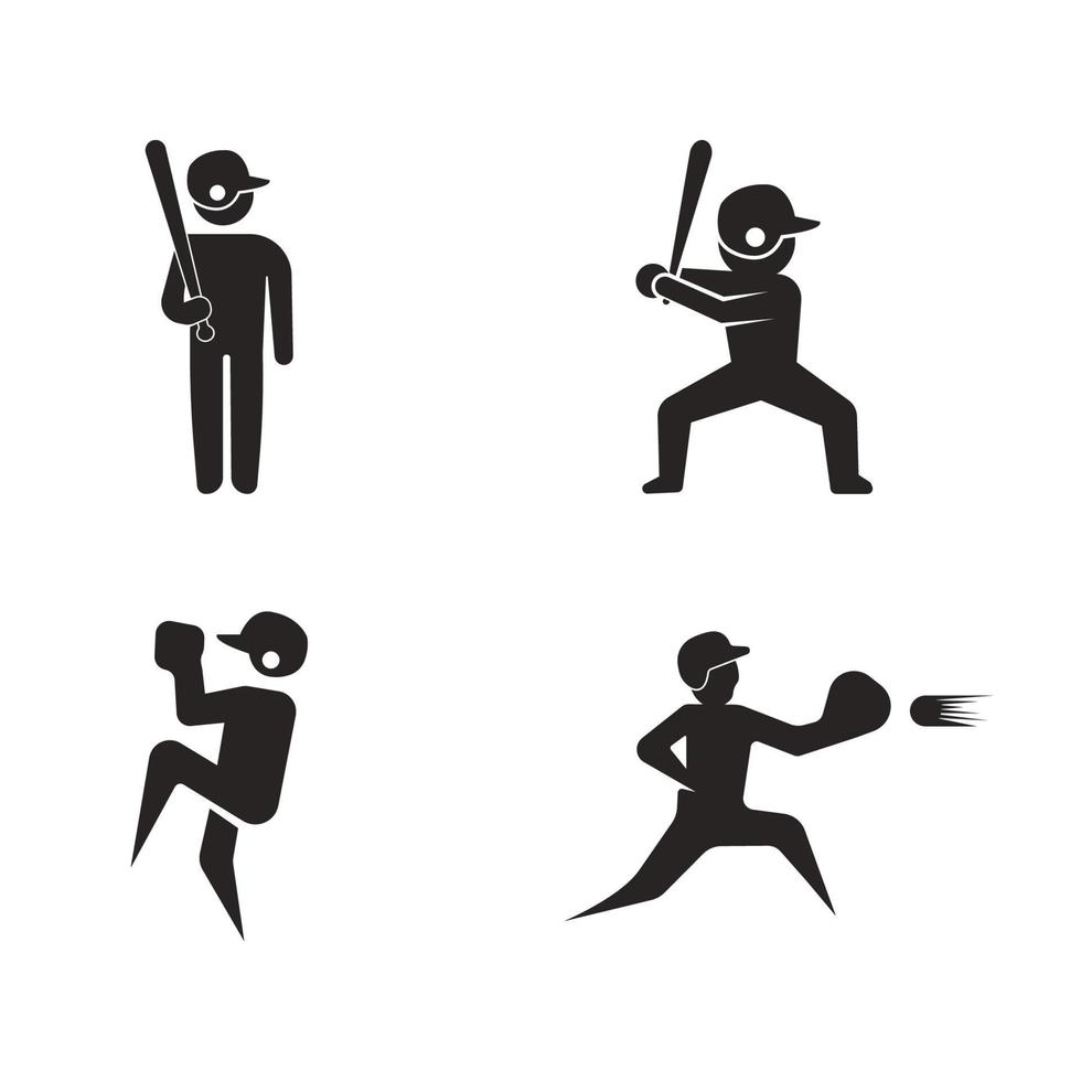 Baseball icon vector