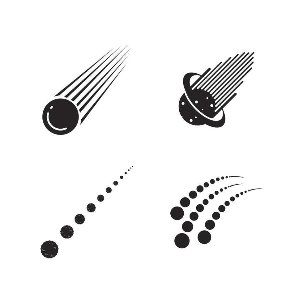 meteor icon vector