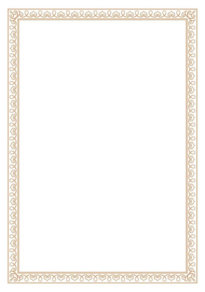 Beautiful vintage invitation frame vector