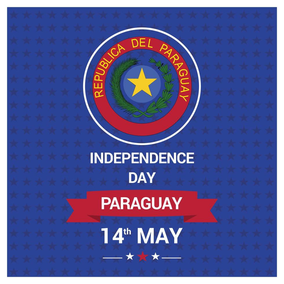 Paraguay Independence day design vector 14313932 Vector Art at Vecteezy