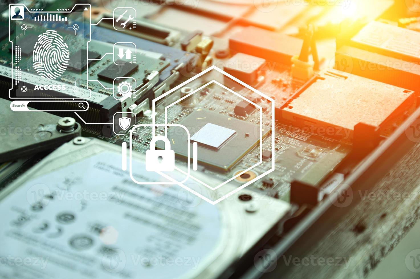 Important information security concepts must be protected. photo