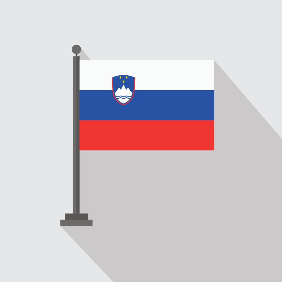 Country flag with creative design vector