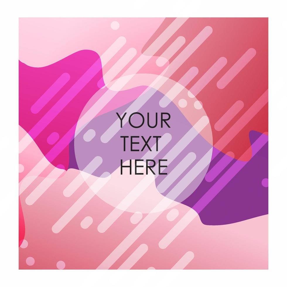 Colorful background with typography vector