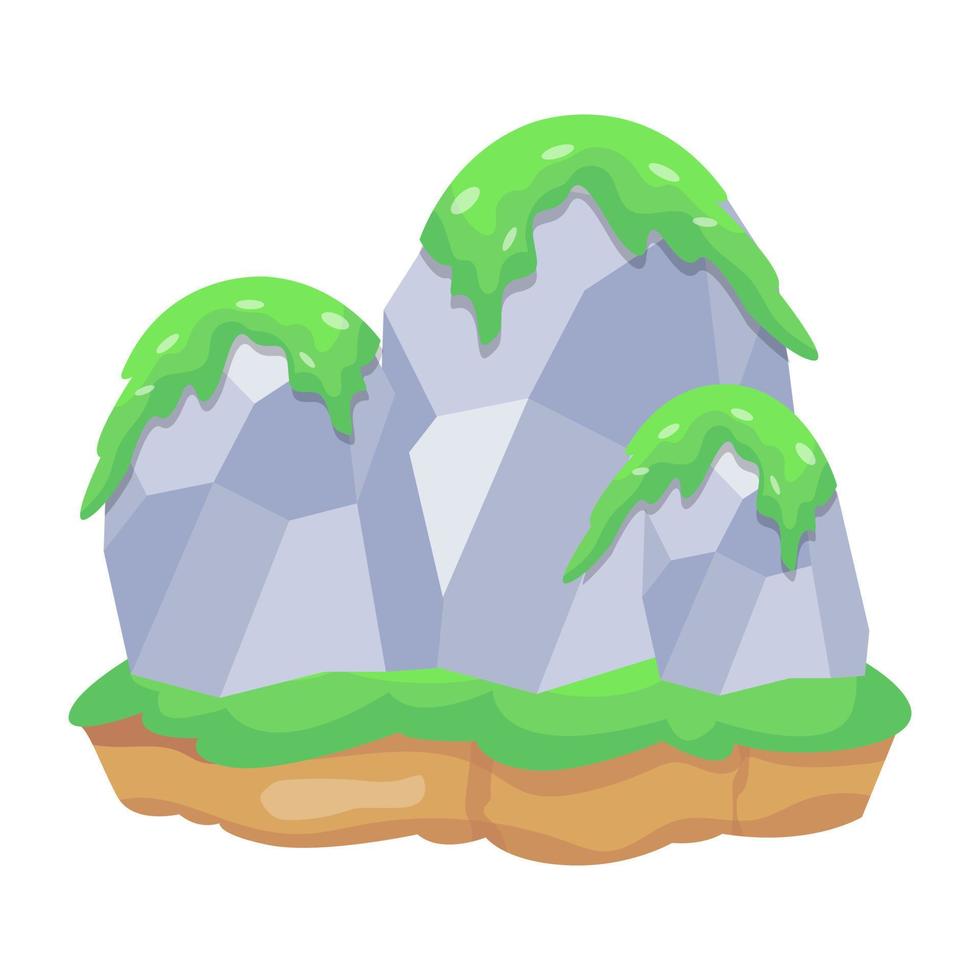 Look at this beautiful tropical island illustration vector