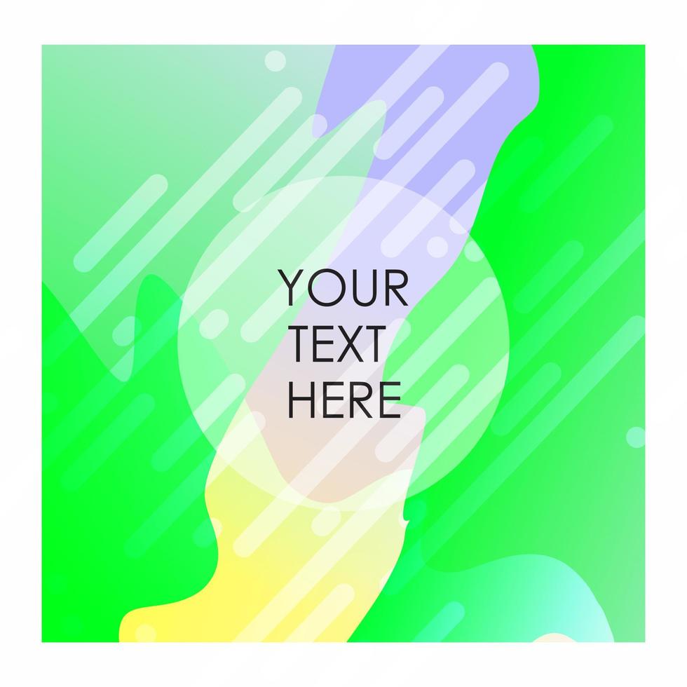 Colorful background with typography design vector