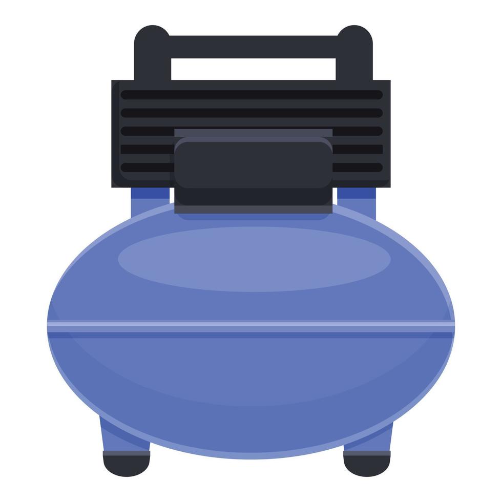 Service compressor icon, cartoon style vector