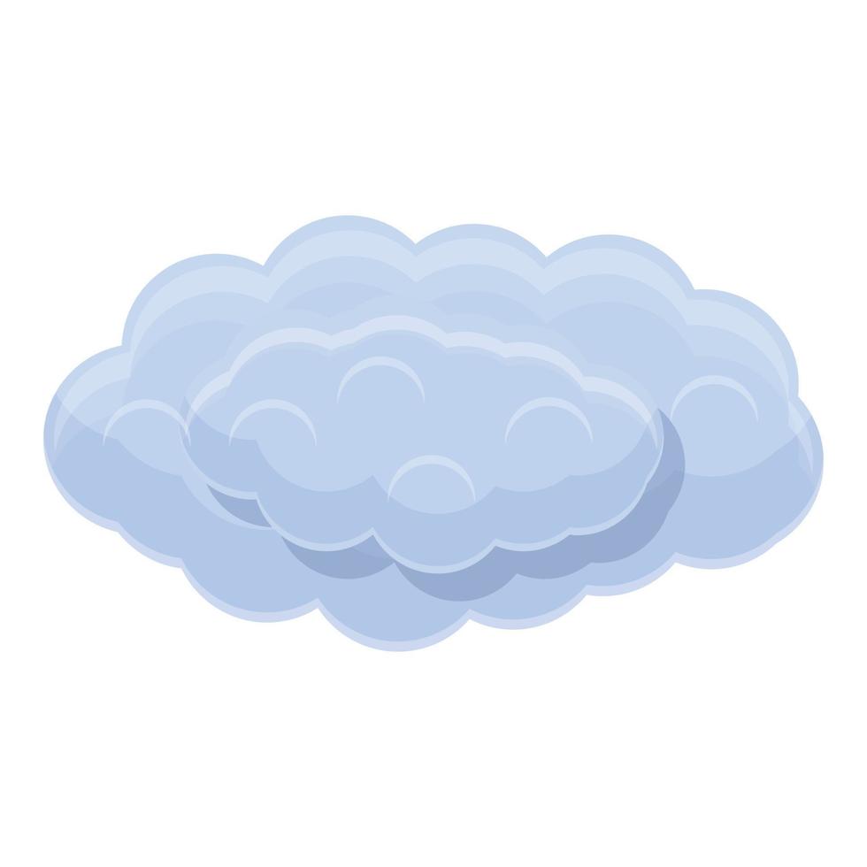 Autumn clouds icon, cartoon style vector