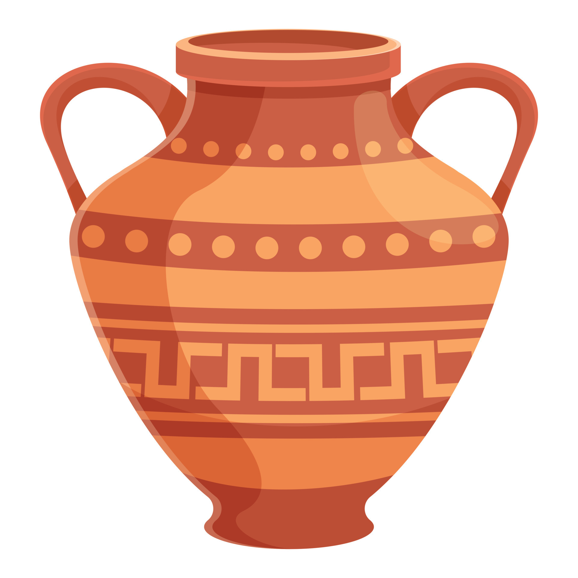 Amphora urn icon, cartoon style 14316066 Vector Art at Vecteezy