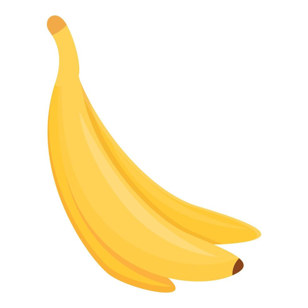 Banana peel icon, cartoon style vector