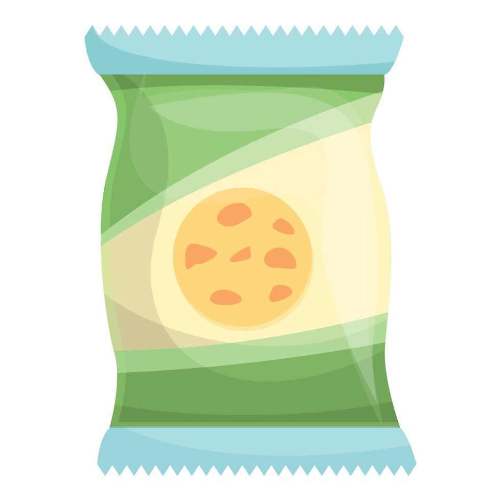 Butter biscuits icon cartoon vector. Milk cookie vector