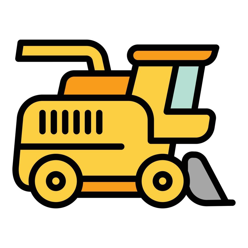 Agricultural machine icon outline vector. Farm agriculture vector