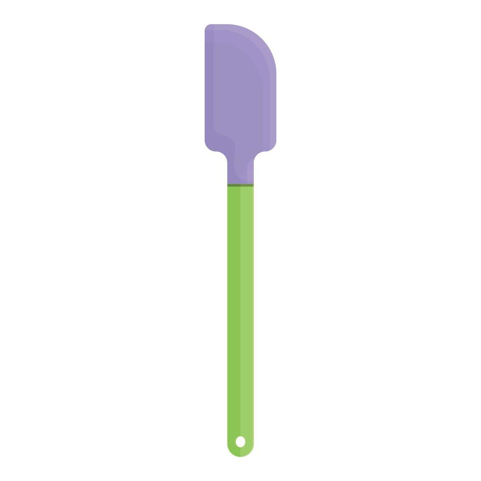 Rubber spatula icon cartoon vector. Grill spoon vector