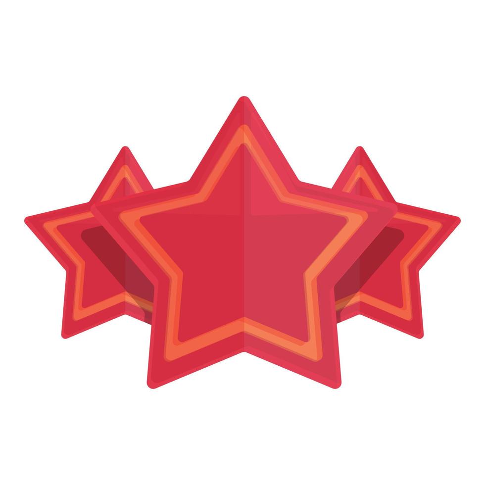 Star loyalty program icon cartoon vector. Customer card vector