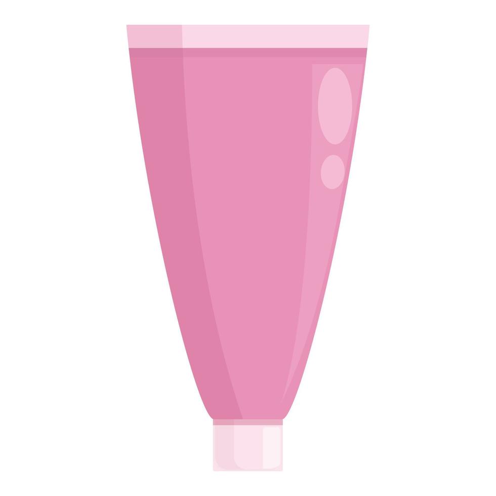 Cream tube icon cartoon vector. Cosmetic makeup vector