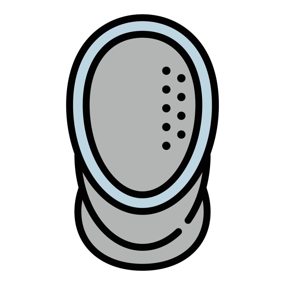 Sport mask icon outline vector. Kid duel vector