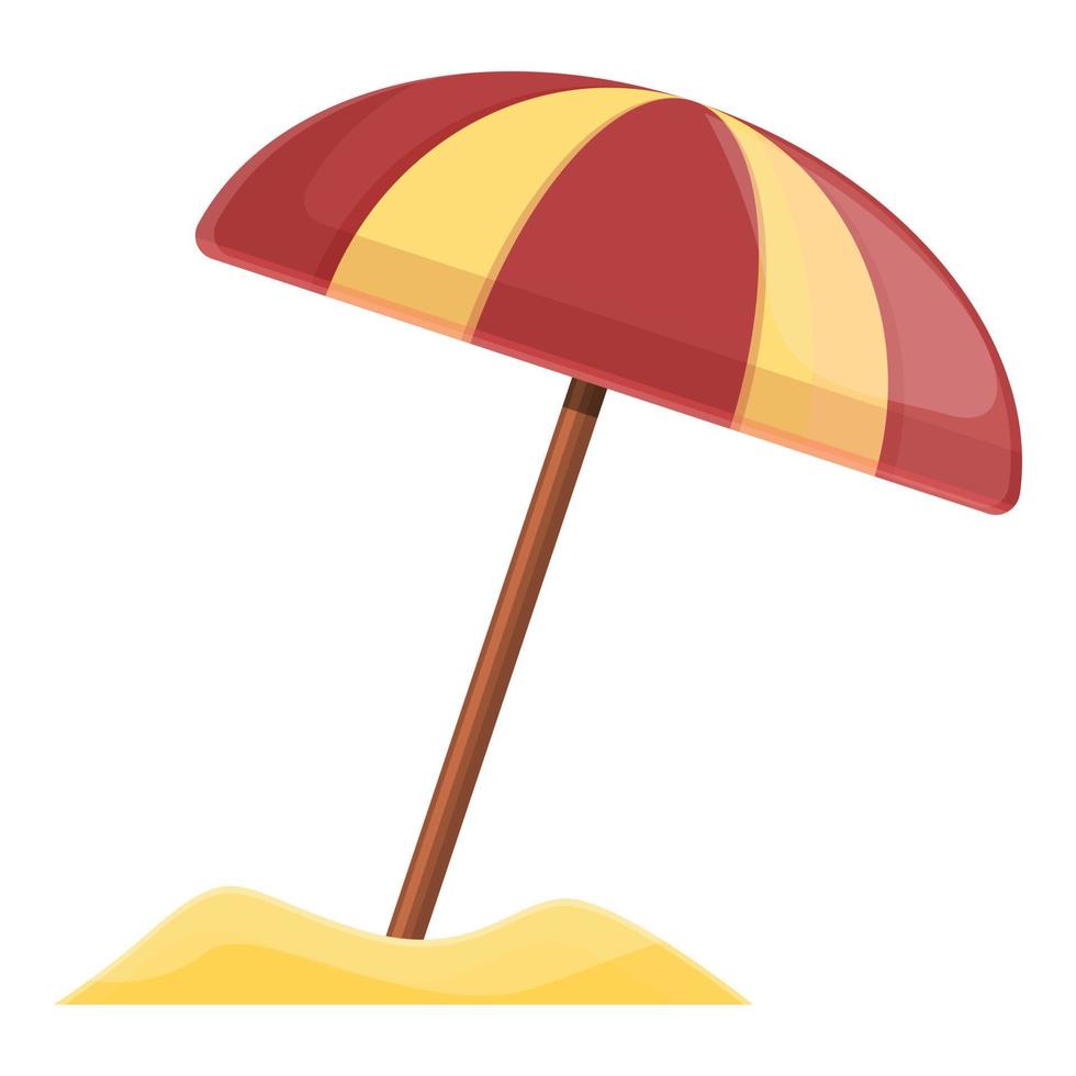 icono de sombrilla de playa, estilo de dibujos animados 14316346 Vector en  Vecteezy