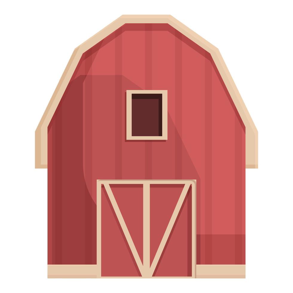 Farm barn icon cartoon vector. Hay bale stack vector