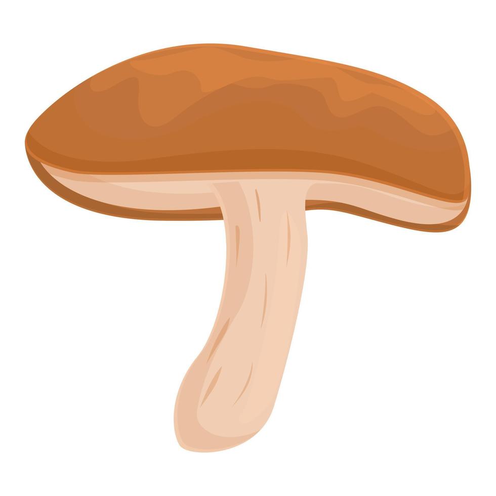 Agriculture mushroom icon cartoon vector. Shiitake food vector