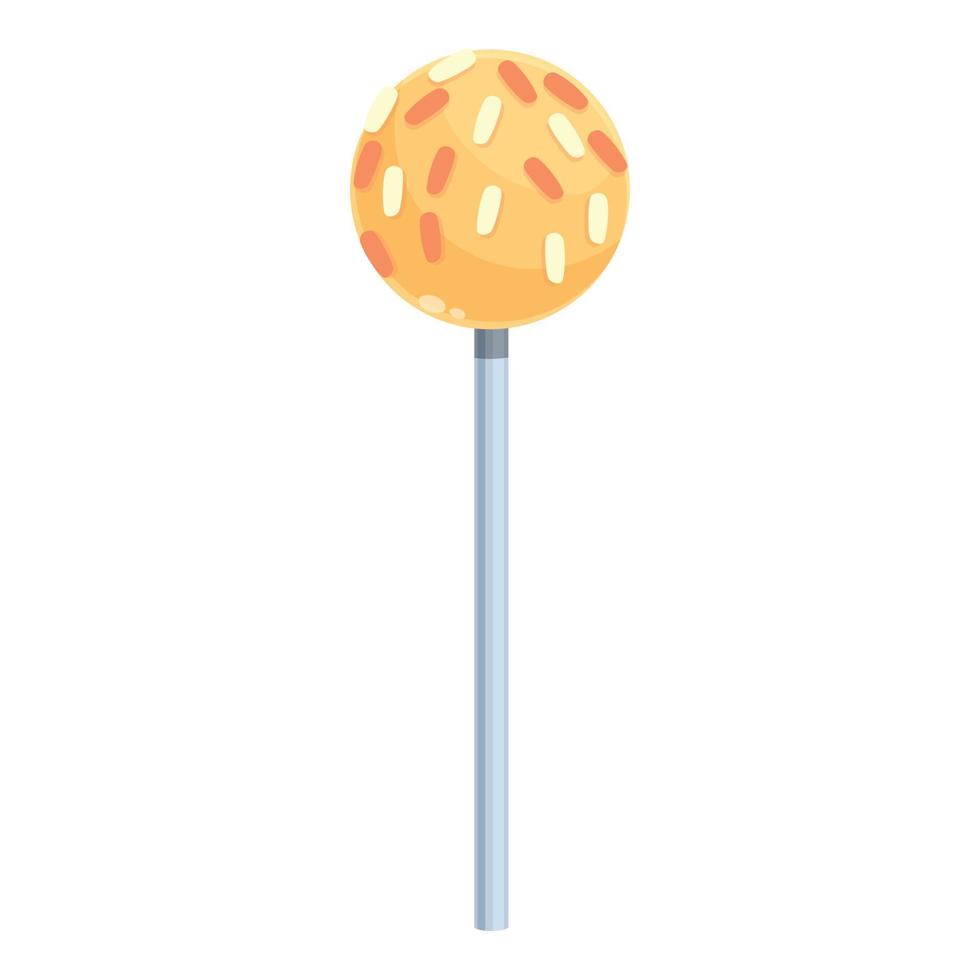 Cake pop icon cartoon vector. Candy chocolate vector