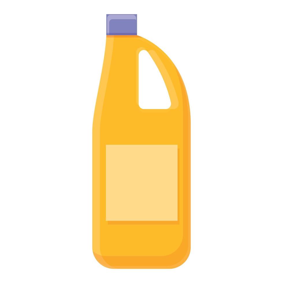 Toilet cleaner icon, cartoon style vector