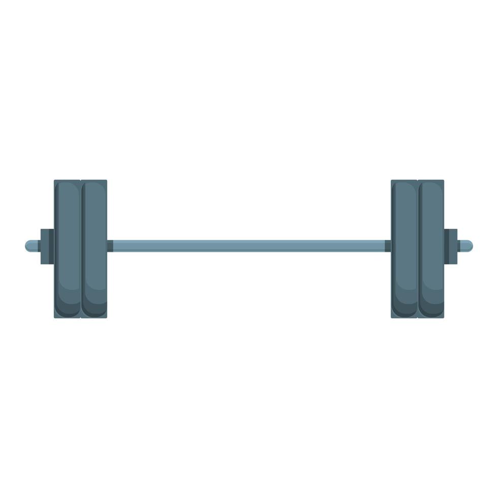 Sport barbell icon cartoon vector. Gym fitness vector