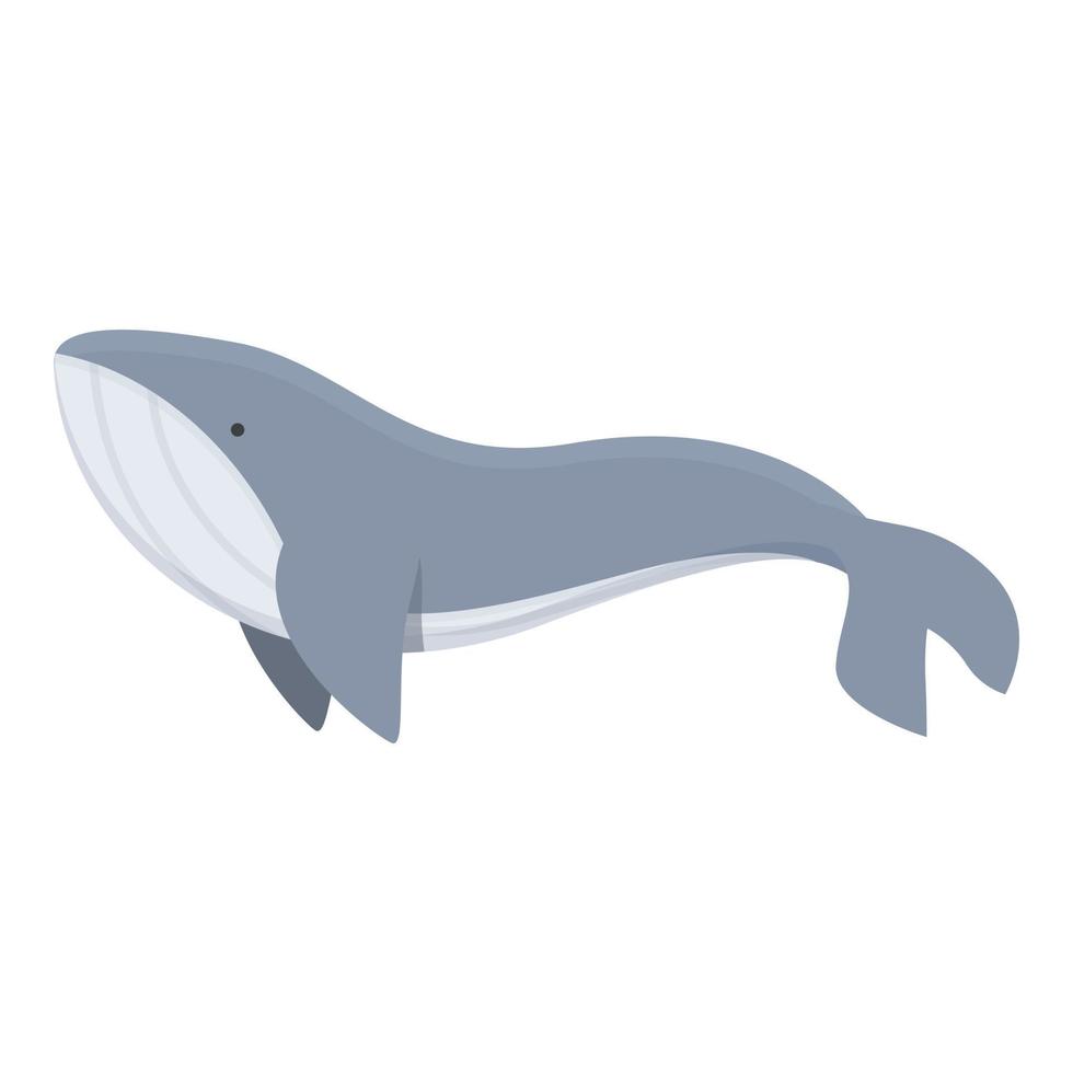 Polar whale icon cartoon vector. Arctic animal vector
