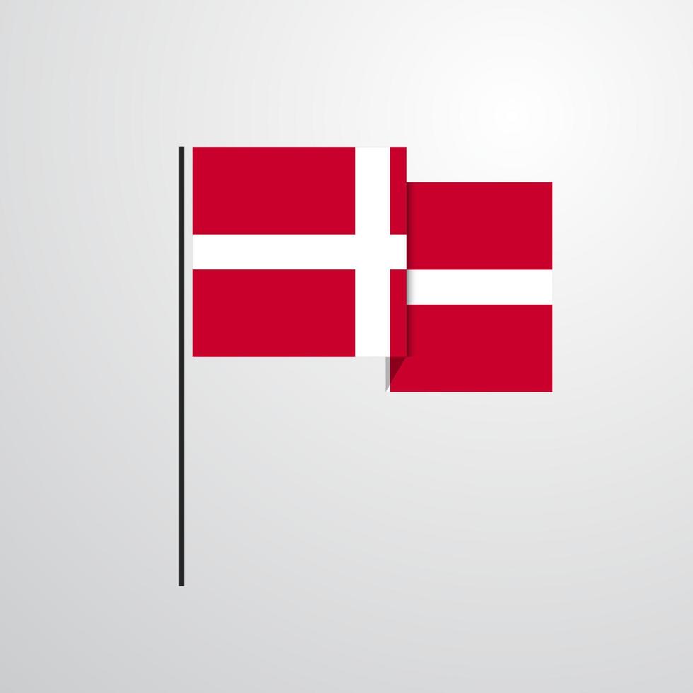 Sovereign Military order of Malta waving Flag design vector