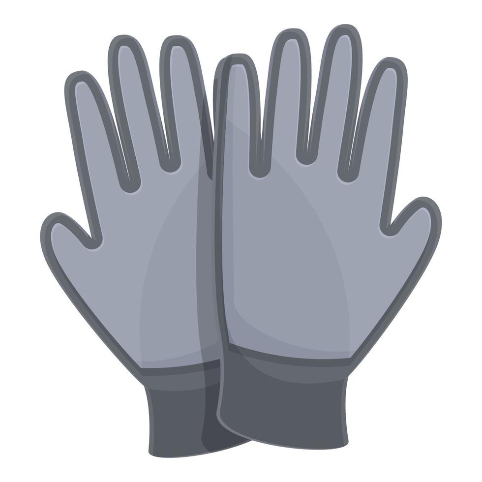 Textile sport gloves icon cartoon vector. Safety protection vector