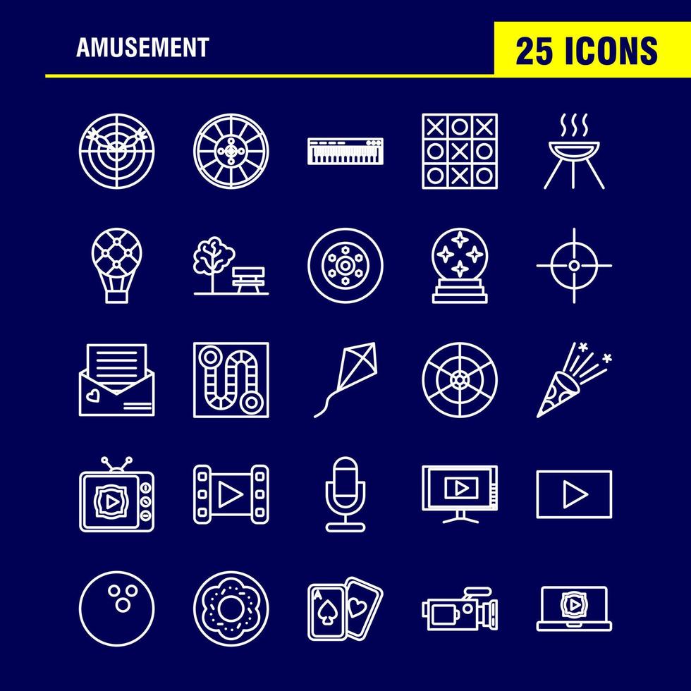 Amusement Line Icons Set For Infographics Mobile UXUI Kit And Print Design Include Heart Balloon Balloon Heart Love Balloons Decoration Celebrations Eps 10 Vector