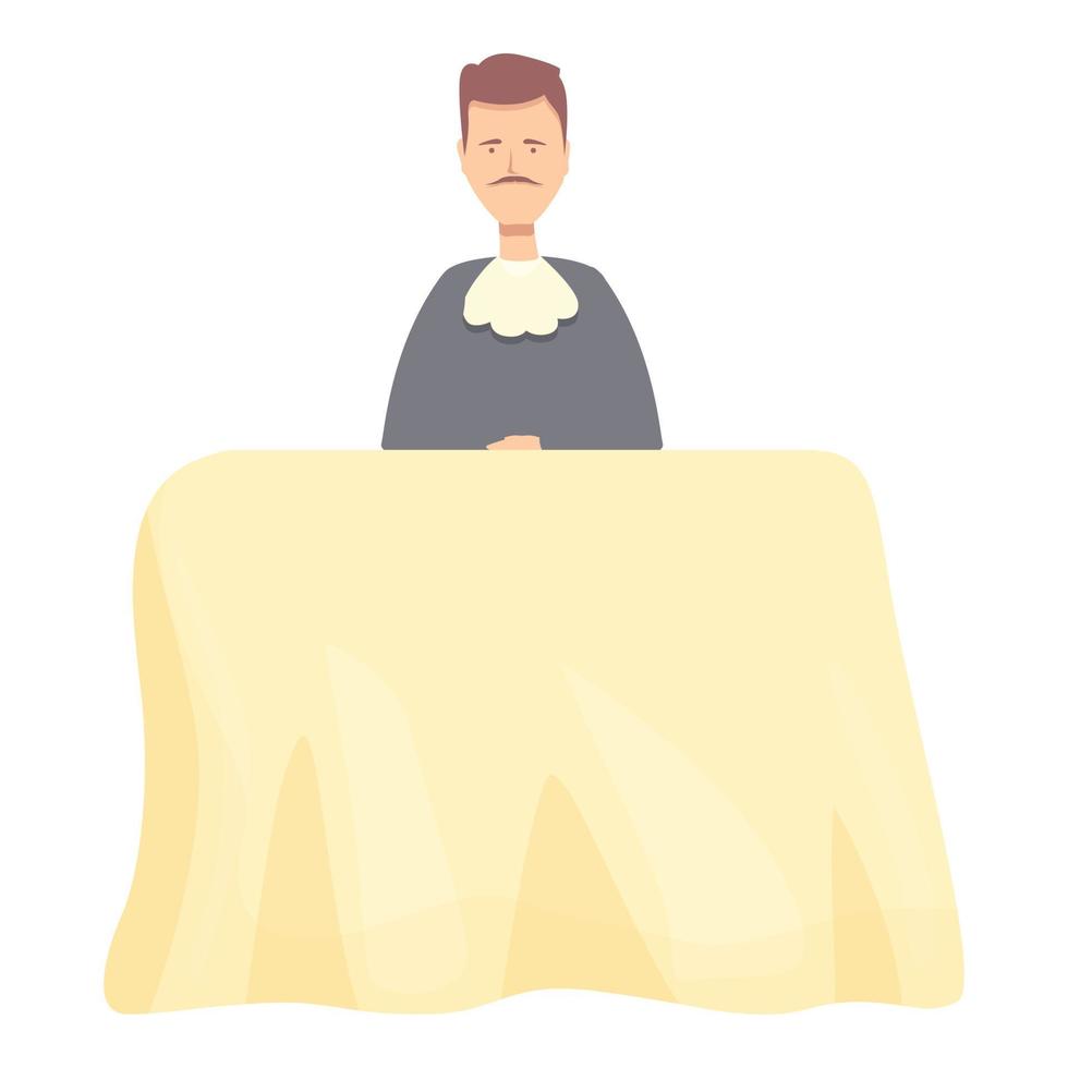 Culinary menu icon cartoon vector. Food critic vector