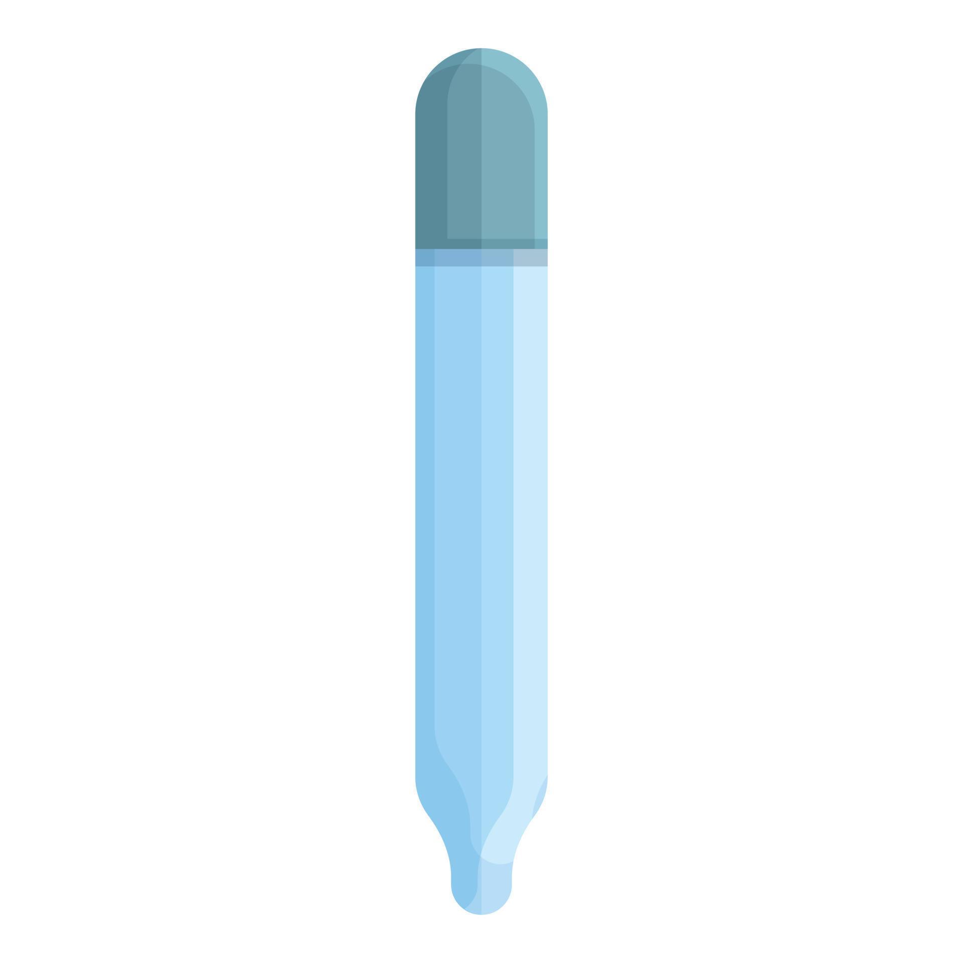 Lab pipette icon cartoon vector. Medical laboratory 14316776 Vector Art