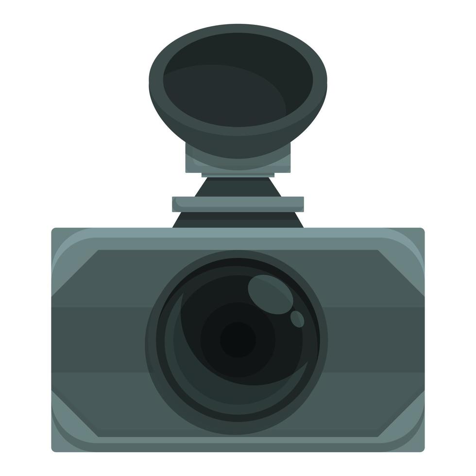 vector de dibujos animados de icono de dashcam digital. grabadora de vídeo