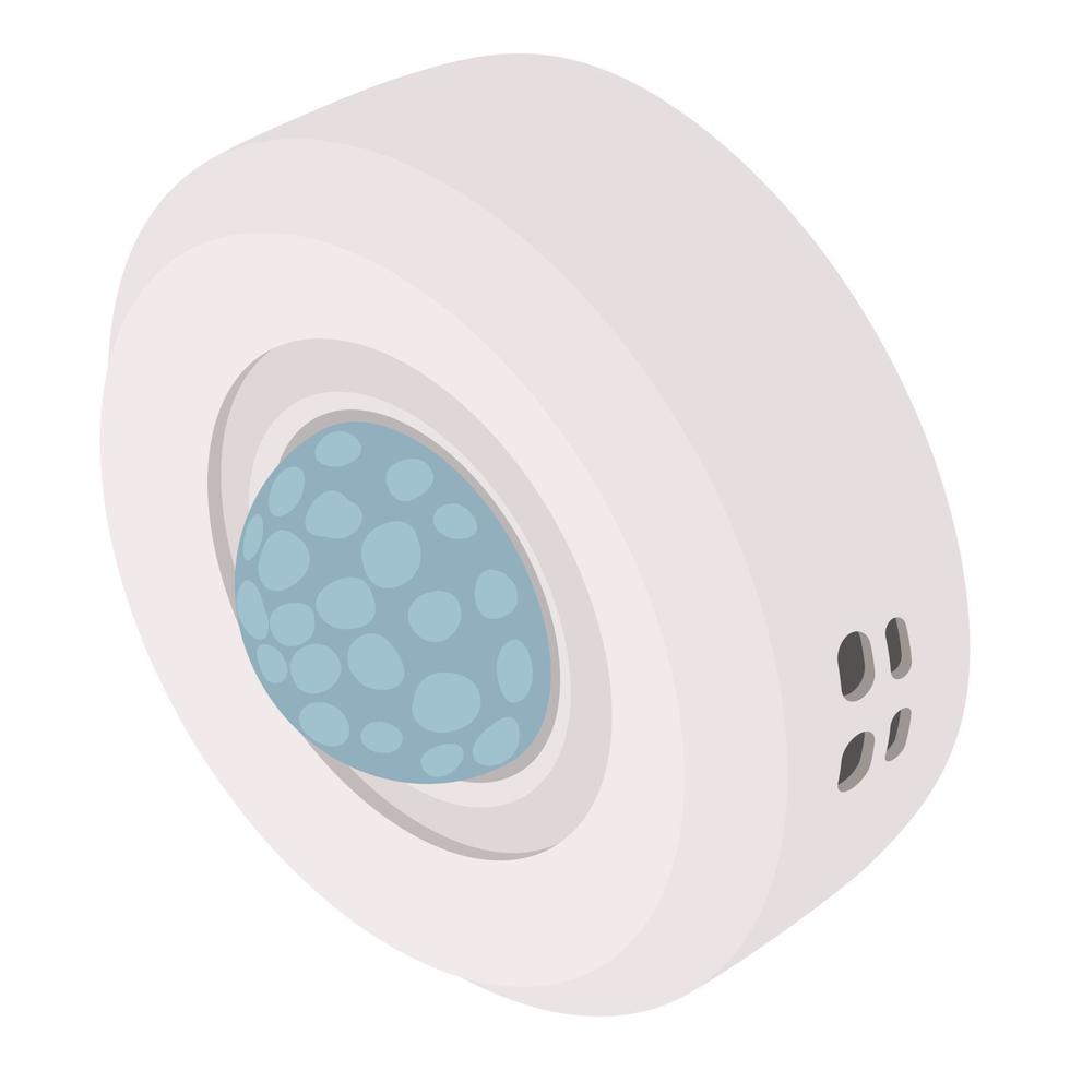 Security motion sensor icon, isometric style vector
